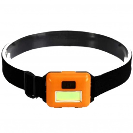 Налобный фонарик HEADLAMP 10w COB оранжевый 86-27111