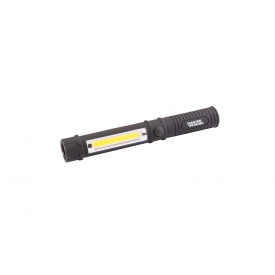 Фонарик магнитный MASTERTOOL 168х24 мм LED+COB LED 3xAAA ABS 94-0806