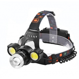 Фонарик налобный BAILONG BL-C862-T6 COB 1480 lm Черный (IR004655)