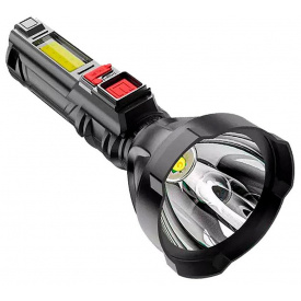 Карманный ручной аккумуляторный фонарик с зарядкой Flashlight USB 6х3х14 см Черный (S830USB)