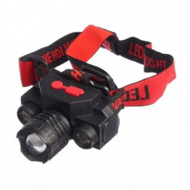 Налобный фонарь светодиодный Bailong 1805BL-COB-XPE 18650 фонарик на голову