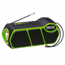 Фонарь переносной многофункциональный GDLite 11 с солнечной панелью FM+Bluetooth+PowerBank 1500 mAh