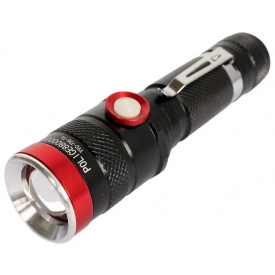 Ручной фонарь аккумуляторный Bailong BL-736-T6 черный с красным (1757000151)