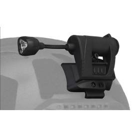 Фонарик на шлем тактический WOO Sports Три цвета + инфракрасный MPLS Чорний