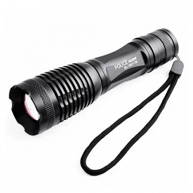 Ручной тактический фонарик RIAS BL-1837-T6 Black (3_03160)