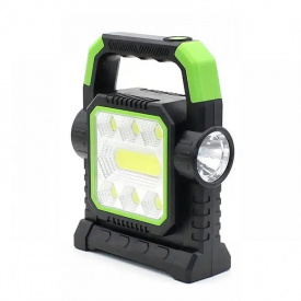 Фонарь переносной RIAS HC-7078 с солнечной панелью и функцией PowerBank 2800 mAh (3_03154)