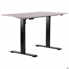 Регульований комп'ютерний стіл Like 1387х680 мм сірий для роботи в офісі