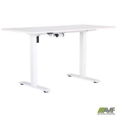 Регульований стіл офісний Like AMF 1387х680 мм білий для роботи Конотоп