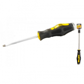 Викрутка плоска SL5* 75 ударна MASTERTOOL GM (49-5575)