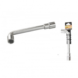 Ключ торцевий з отвором L-подібний 18 мм CRV MASTERTOOL GM (73-4018)