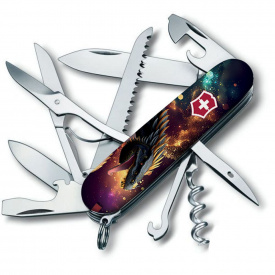 Складной нож Victorinox Huntsman Zodiac 91 мм 15 функций Звёздный дракон (1.3713.3_Z3220p)