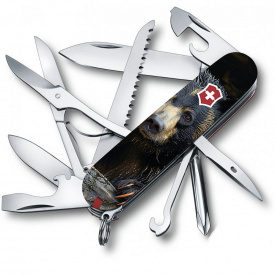 Складной нож Victorinox Fieldmaster Animal 91 мм 16 функций Черный медведь (1.4713.3_F1100pw)