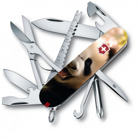 Складной нож Victorinox Fisherman Animal 91 мм 19 функций Панда (1.4733.7_F1110pw)