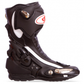 Високі мотоботи SPEED B1002 р41 Чорно-білий