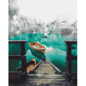 Картина за номерами BrushMe "Пейзаж в тумані" 40х50см BS52720