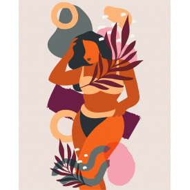 Картина за номерами BrushMe "Яскрава красуня" 40х50см BS52375