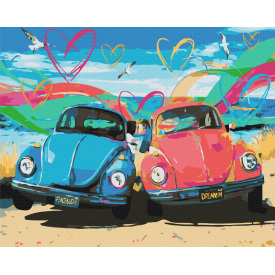 Картина за номерами BrushMe "Любов в дорозі" 40х50см BS52688