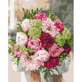 Картина за номерами BrushMe "Улюблений букет" 40х50см BS52515