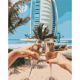 Картина за номерами BrushMe "Дубай на двох" 40х50см BS36347