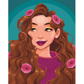 Картина за номерами BrushMe "Непокірна принцеса" 40х50см BS52472