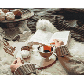 Картина за номерами BrushMe "Затишне чаювання" 40х50см BS52642