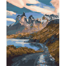Картина за номерами BrushMe "Гірський серпантин" 40х50см BS41084