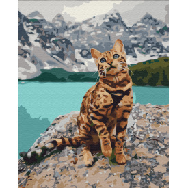 Картина за номерами BrushMe "Улюбленець в горах" 40х50см BS33346