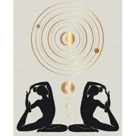 Картина за номерами BrushMe "Мистецтво гармонії № 3" 40х50см BS53678