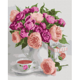 Картина за номерами BrushMe "Пурпурний натюрморт" 40х50см BS51451