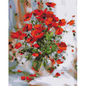 Картина за номерами BrushMe "Масляні маки" 40х50см BS52783