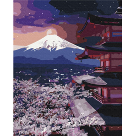 Картина за номерами BrushMe "Гора Фудзі" 40х50см BS43569