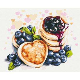 Картина за номерами BrushMe "Сирники з лохиною © Anna Kulyk" 40х50см BS53590