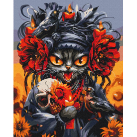 Картина за номерами BrushMe серії Патріот "Киця Помста © Маріанна Пащук" 40х50см BS53829