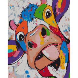 Картина за номерами BrushMe "Веселкова Мілка" 40х50см BS52153