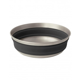 Миска складная Sea to Summit Detour Stainless Steel Collapsible Bowl 665 мл Черно-серый (STS ACK039011-050101)