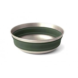 Миска складная Sea to Summit Detour Stainless Steel Collapsible Bowl L Серо-зеленый (STS ACK039011-062008)
