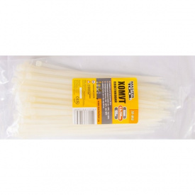 Хомут MASTERTOOL GM 4,8*200 мм білий 100 шт (20-1813)