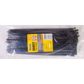 Хомут MASTERTOOL GM 4,8*250 мм чорний 100 шт (20-1855)