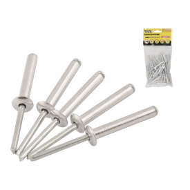 Сліпі алюмінієві заклепки 4,8*30,00 мм 50 шт MASTERTOOL GM (20-0610)