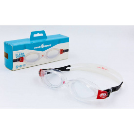 Очки для плавания MadWave CLEAR VISION M043106 Красный