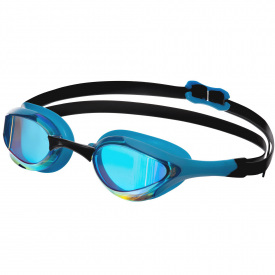 Очки для плавания MadWave ALIEN Rainbow M042729 Голубой-Черный