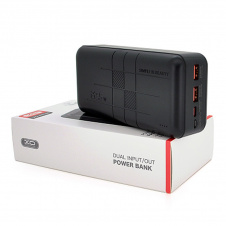 Повербанк PowerBank XO-PR189 30000mAh,Input:5V/2.5A,9V/2A,12V/1.5A(Type-C,MicroUSB),Output: 4.5V/5A,5V/4.5A,5V/3A,9V/2A,12V/1.5A(2хUSB,Type-C),Q44,plastic,Black