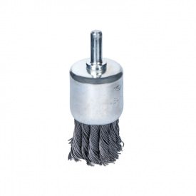 Щітка дротяна чашеподібна Ø25мм хвостовик Ø6мм (сталева кручена) SIGMA (9028021)