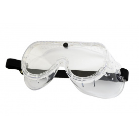 Окуляри закриті MASTERTOOL GM ПАНОРАМА-102 ANTI-SCRATCH оправа вентиляційні отвори клас прозорі (82-0102)