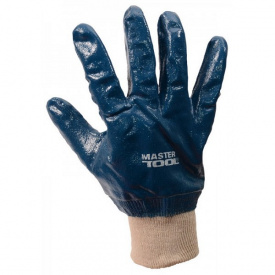 Рукавички масло-бензостійкі утеплені сині 10,5 104-108 г MASTERTOOL GM (83-0406)