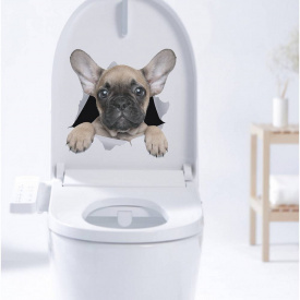 Наклейка 3D UKC в туалет UK10 30x30 см