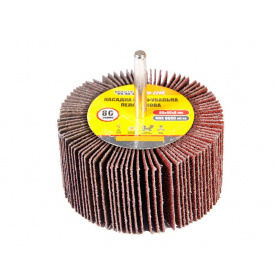 Коло шліфувальне пелюсткове зерно 80, 80*40 мм зі стрижнем 6 мм MASTERTOOL GM (08-2298)