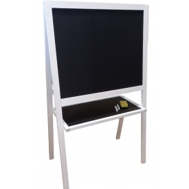 Мольберт дитячий Мольбертік 3в1 65х54х109 см Білий (ВК 14)