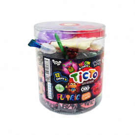 Креативна творчість "Тісто для ліплення "FLUORIC" Danko Toys TMD-FL-12-01U 12 кольорів