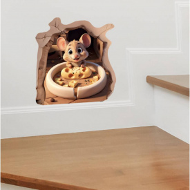 Наклейка 3D UKC на будь-яку поверхню UK9 11х10 см